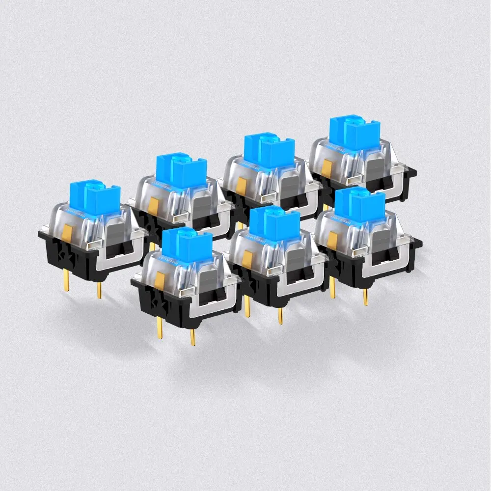 REDRAGON-interruptor SMD RGB MX para teclado mecánico retroiluminado, conmutador de 3 pines, táctil, lineal, Clicky, silencioso, rojo, azul, negro, marrón, púrpura