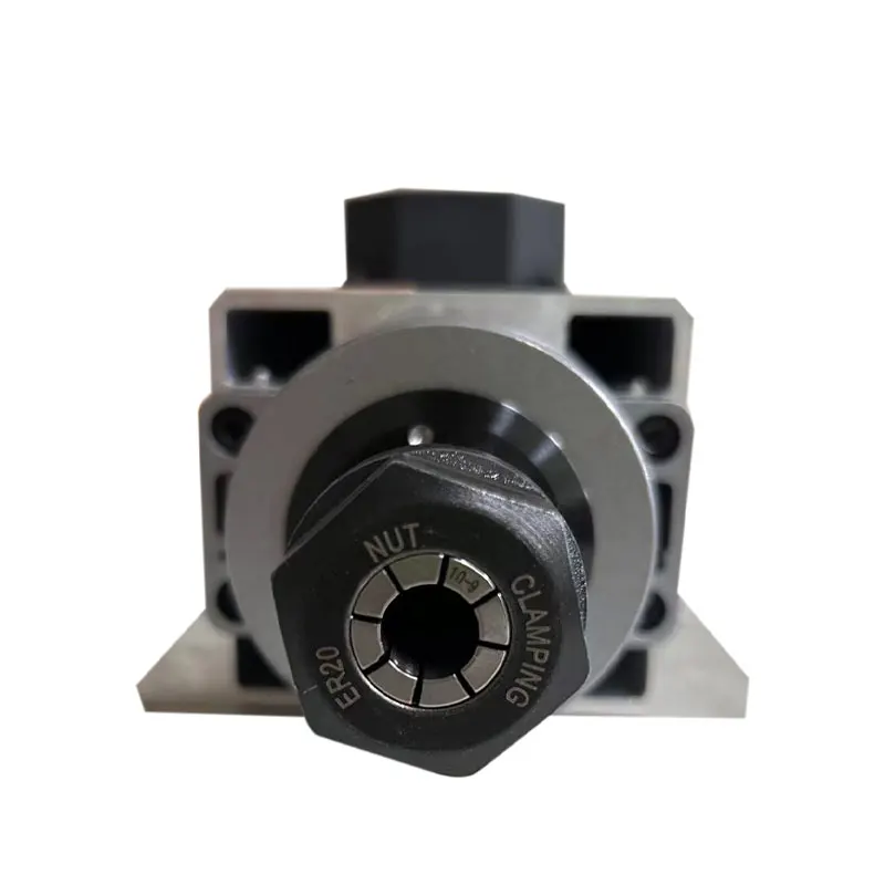 CNC LY Small Size 1.5kw 2.2kw 3.5kw 4.5kw 6.0kw 7.5kw ER11 ER20 ER32 Cnc Equipment Spindle Motor Square Air-Cooled Spindle Motor