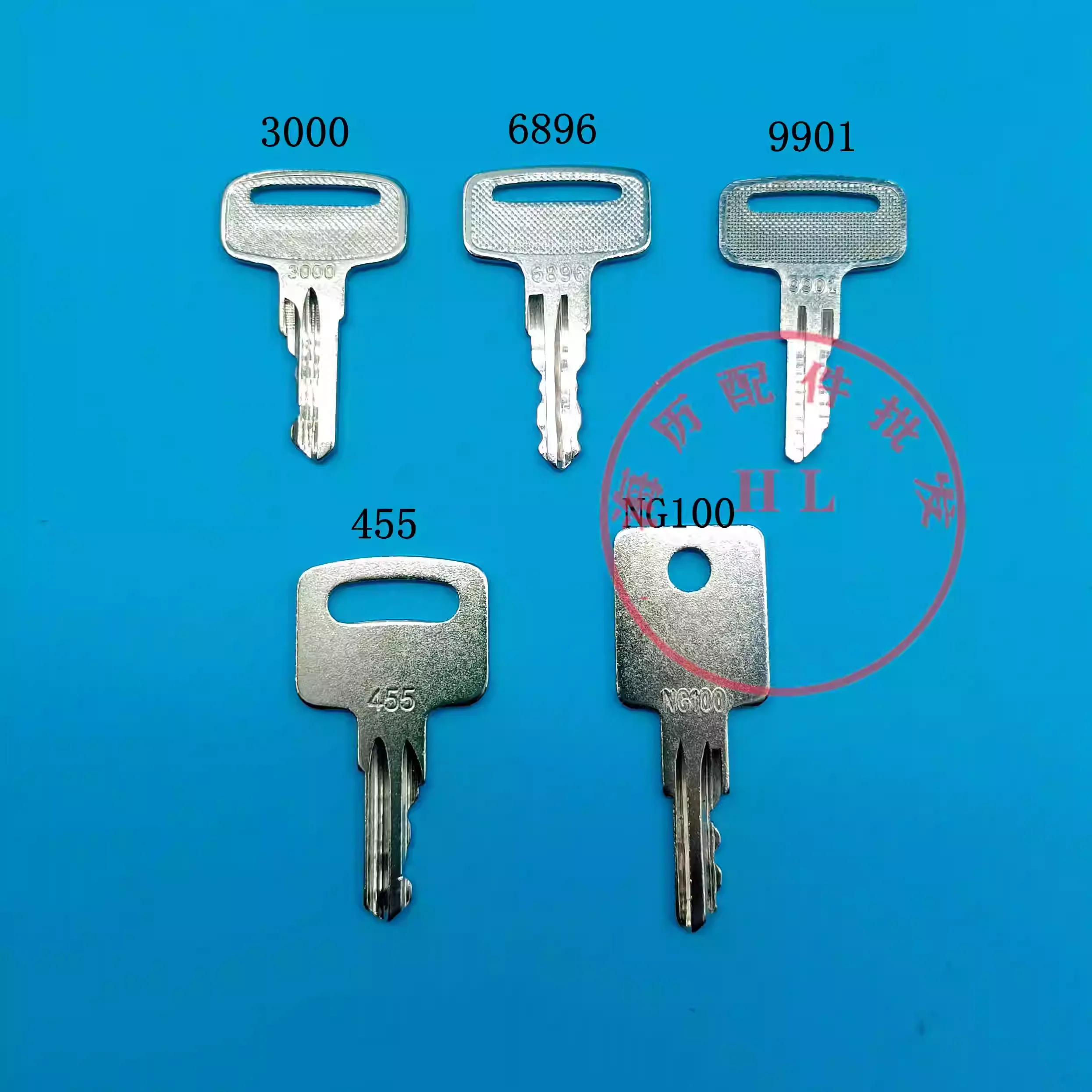 10 peças de chaves 3000/9901/6896, chave 455, chave NG100, chave 8R1