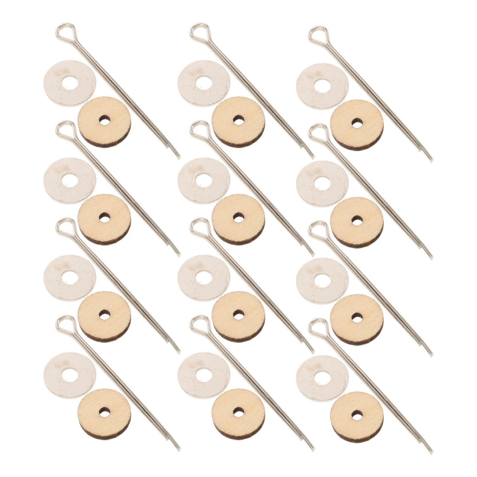 20 Sets Holzgelenk-Zubehör, flexible, drehbare Bären-Gelenke, 12 mm, DIY-Bastelteile für die Herstellung von beweglichen Gliedmaßen