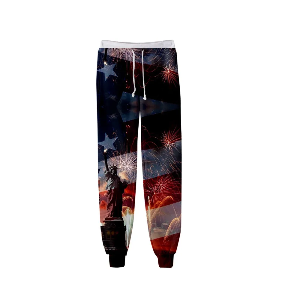 

New Skull Eagle USA National Flag 3D Print Causal Clothing Fashion Men Women Tracksuits Crewneck Hip Hop Pants Plus Size S-7XL