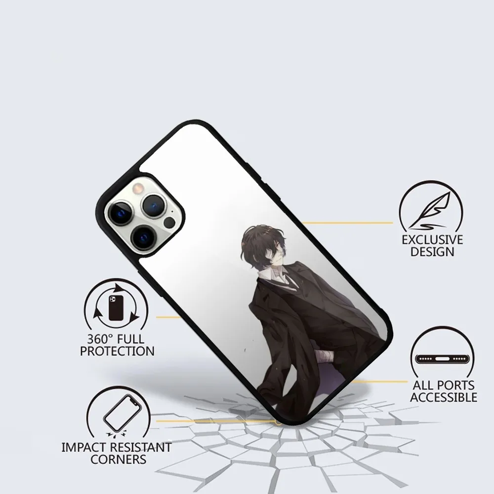 Anime B-Bungo S-Stray D-Dogs Phone Case For iPhone 15,14,13,12,11,Plus,Pro,Max Mini Magsafe Magnetic Wireless Charging