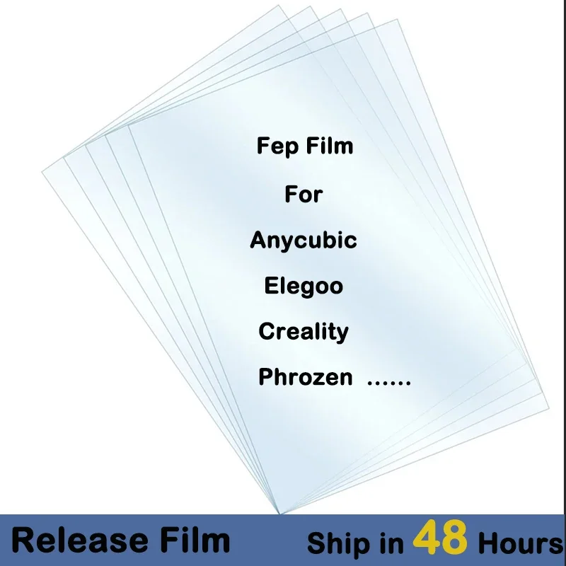 5Pcs FEP Film for ANYCUBIC Photon Mono 4 Ultra X 6k M5 Elegoo Mars Saturn 2 3 Creality Halot Resin LCD 3D Printer Release Film