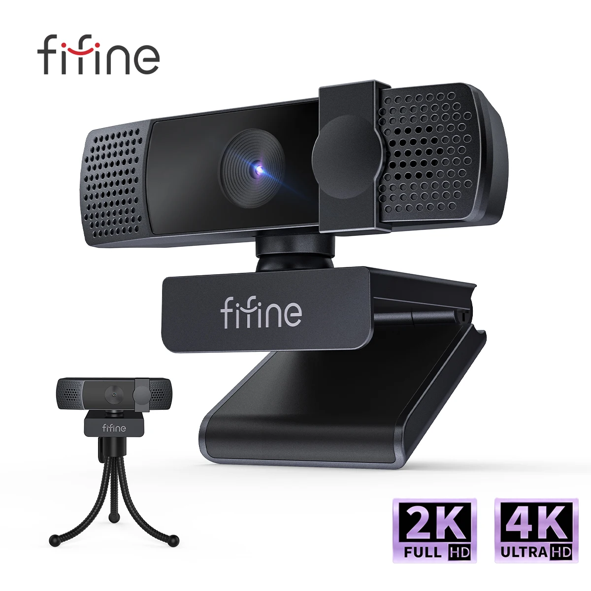 Fifine 2K/4K Usb We…