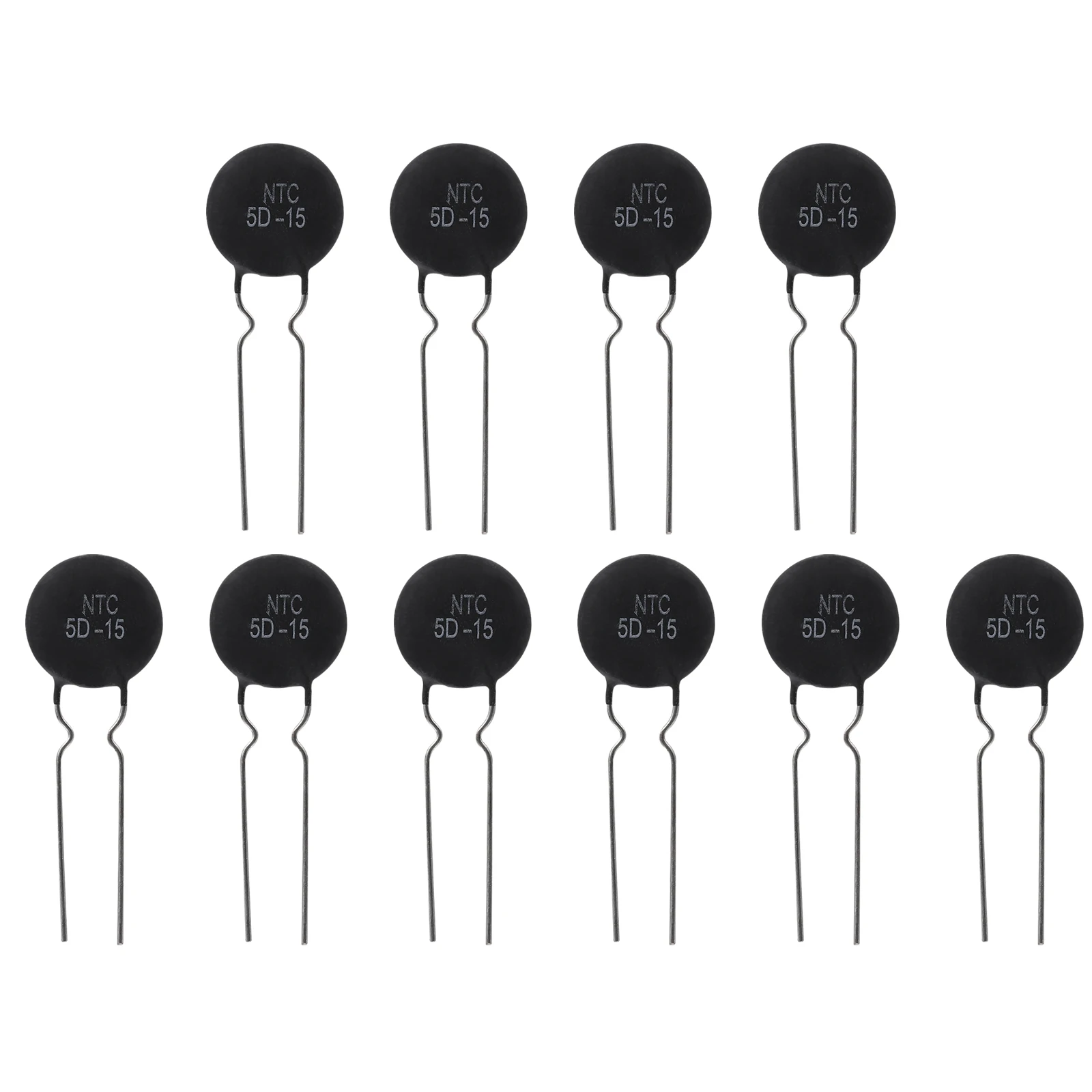 

20 pcs NTC Thermistors Inrush Current Limiter Thermal Resistor 5D15 Negative Temperature Coefficient Protection Circuit Small
