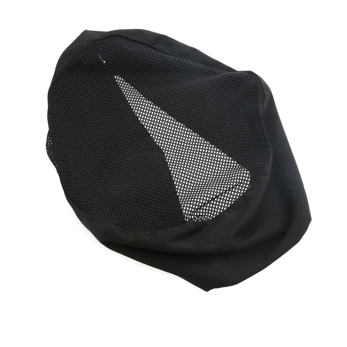 Sombrero de Chef profesional negro, gorra de calavera para Catering, talla única, correa ajustable, parte superior de malla transpirable, tela suave y cómoda