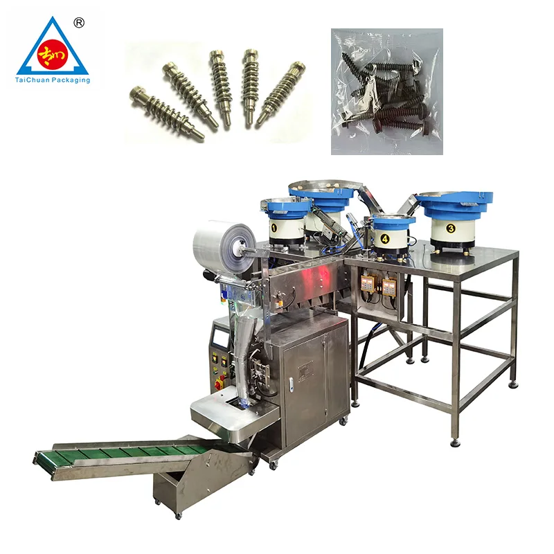 Multi-function vibration screw nails bolts fasteners nuts Automatic Counting Packaging Machine For Furniture Hardware