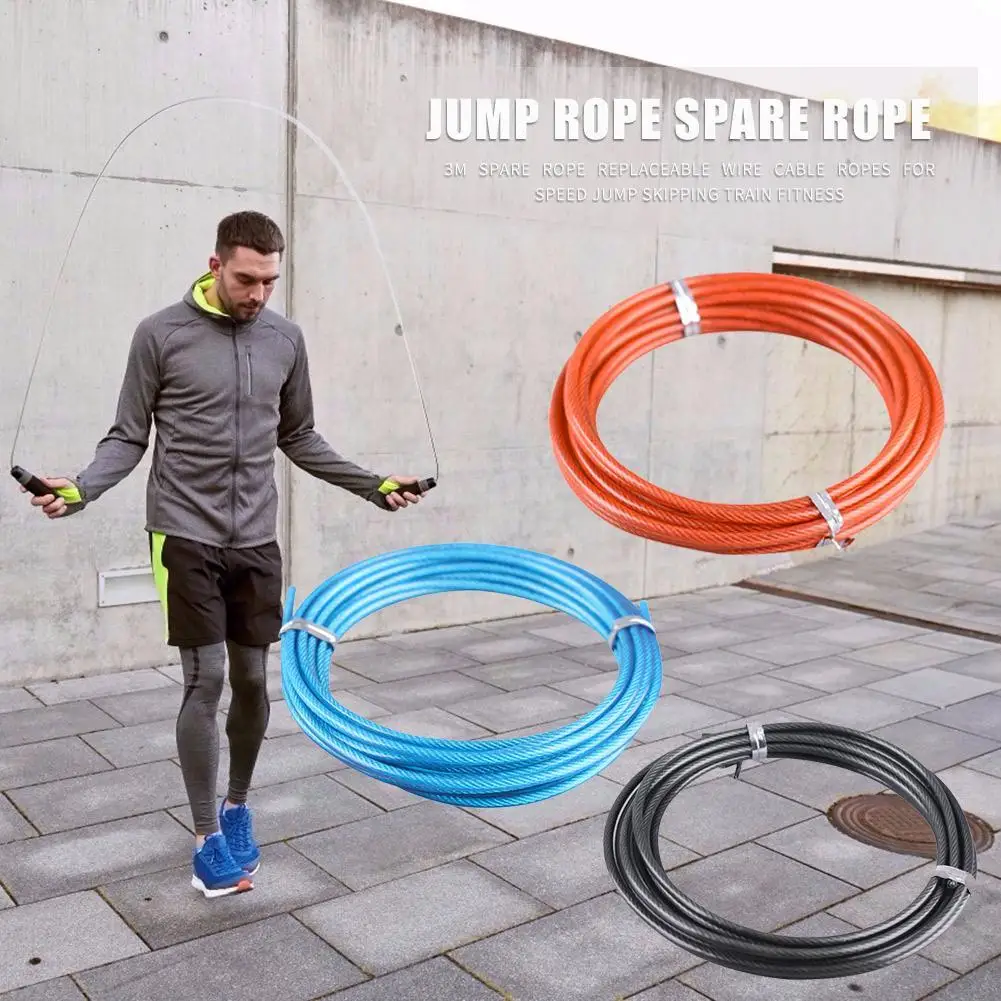 9.84ft Spare Replaceable Rope Speed Jump Skipping Training Fitness Wire Cable 1 9.84ft Spare Replaceable Rope Speed Jump Skipping Training Fitness Wire Cable 1