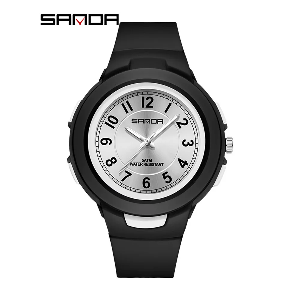 

Fashion Sanda Top Brand New Style Men's Watch Luxury Quartz Movement Wristwatch Clock Simple Dress Bracelet Causal Watches