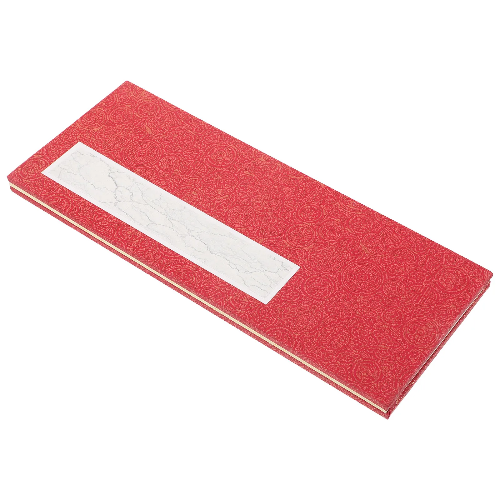 Blank Xuan Papers Fold Book Thickened Density Board Writing Paper Calligraphy Practice Drawing Paper Vintage Style