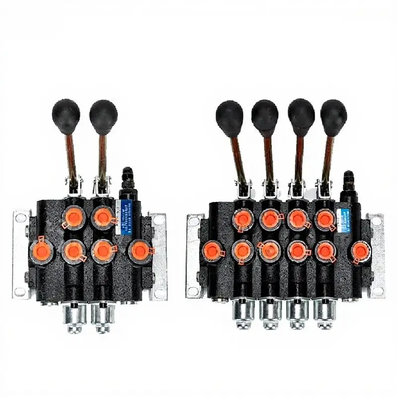 118 Series Multi-way Valve Directional Hydraulic Distributor Manual One to Five-way Cylinder Single and Double