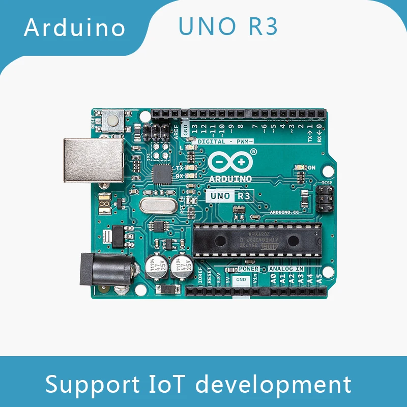 Papan Pengembangan Arduino Mega2560 R3 Asli Italia Kit Pemula Pemrograman Proyek IoT Motherboard UNO R3