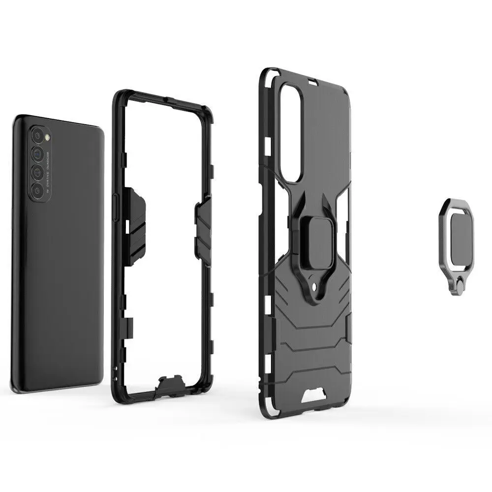 Magnetic Ring Stand Holder Armor Case Shockproof Protective Kickstand Cover For OPPO Reno 4/ 4 Pro 5G/ 8 Pro/ 8Lite/4Z 5G