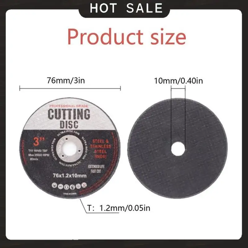 24-Hour Delivery 76Mm For Cutting Discs 18Pcs Set For Metal Angle Grinder Grinding Discs Included
