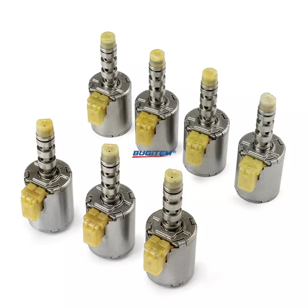 Juego de solenoides de cambio maestro de transmisión 7 Uds 5R110W 3C3Z-7G383AB 3C3Z-7J136AA 3C3Z-7J136AB para Ford E150 E250 E350 F350 F450