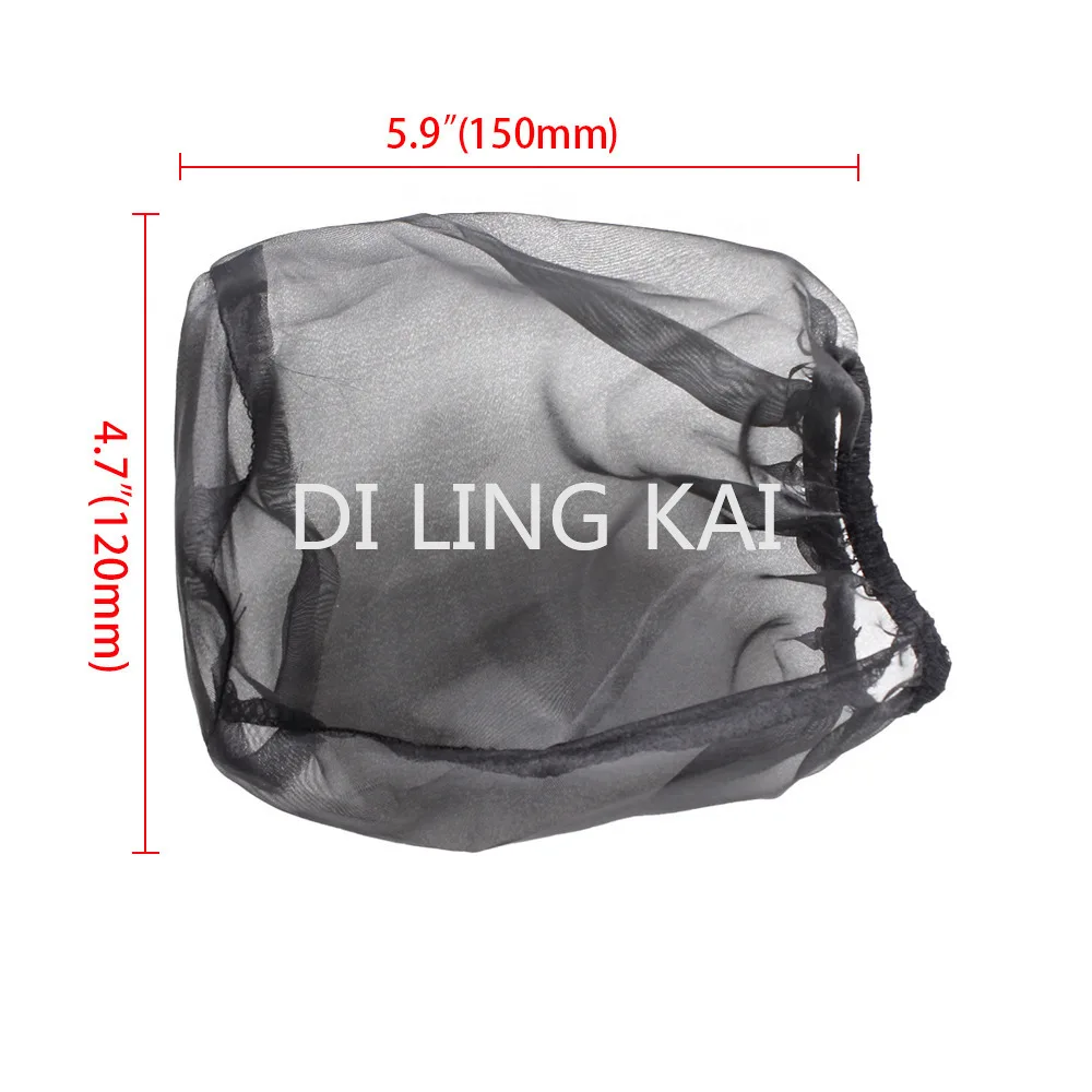 4 Pcs Car Modify Parts Mushroom Head Dust Cover Air Filter Waterproof and Oil-proof Cover 15X12cm Mesh Cover