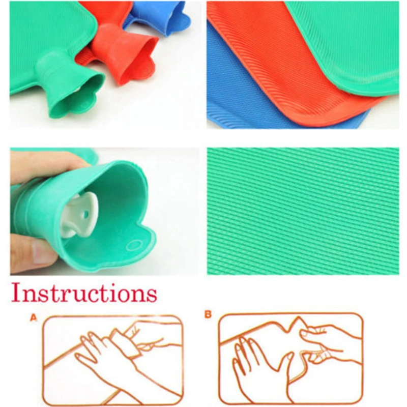 Hand Warmer High Capacity Portable Rubber Winter Cold-proof Warm Heat Reusable Thick Hot Water Bottles Girls Hot Water Bag