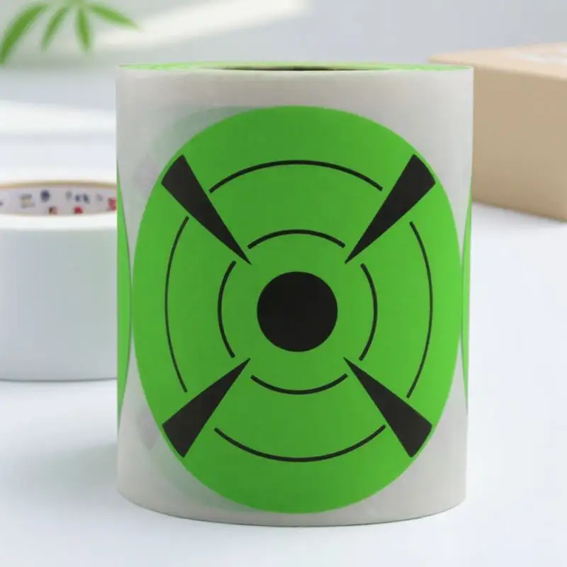 

Fluorescent Target Stickers Adhesive Round For Practice Arrow Shot Pasters Splatter Sticker Shooting