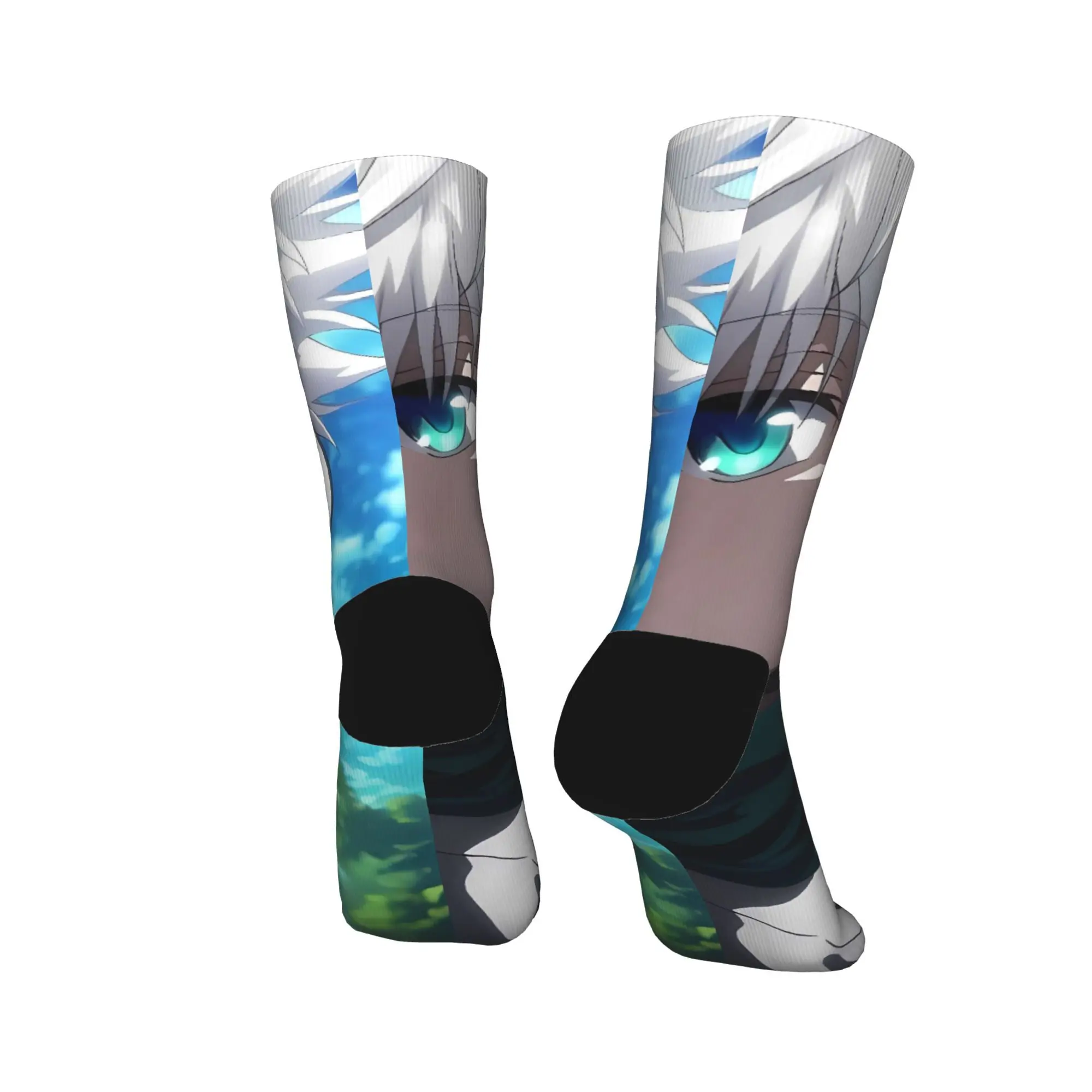 Women Men Socks Killua zoldyck HXH  Stockings Autumn Vintage Soft Socks Graphic Skateboard Anti Bacterial Socks