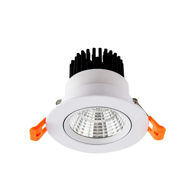 Ściemnialny lampka wpuszczana oprawa ledowa typu Downlight 5w 7w 9w 12w 15w 18w AC85-265V żarówki sufit dekoracje do domu i hotelu wewnętrzny