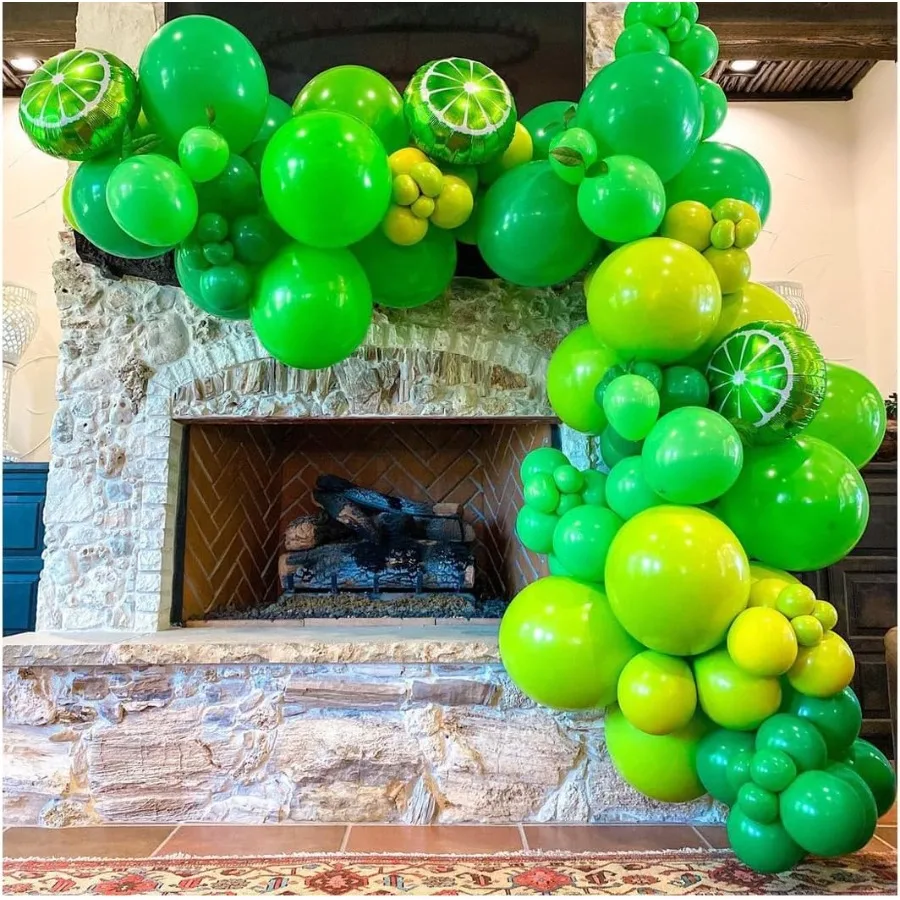 Palloncini verdi Set di palloncini verde scuro 50 pezzi Palloncini in lattice verde lime verde smeraldo con tonalità diverse da 12 pollici per uso adulto Onl