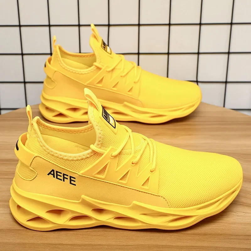 

ELUVA 2025 New Men's Sneakers Running Shoes Lightweight Breathable Mesh Non Slip Wear Resistant Casual Athletic Walking Shoes