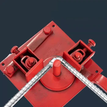 Steel Bar Bender Manual Rebar Bender Portable Manual Rebar Bending Machine Hand Folding Tools 1-20mm Construction Bender