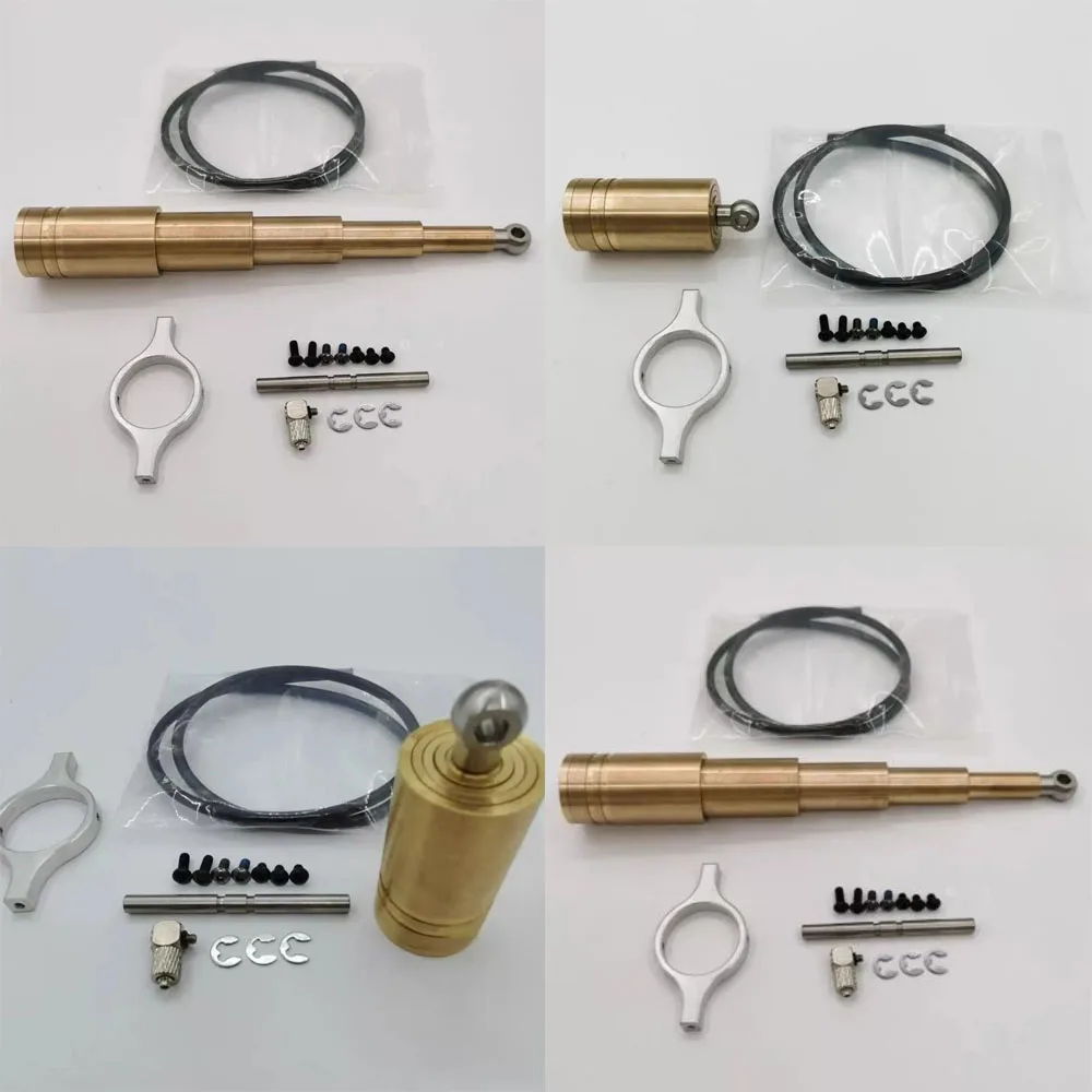 

Dump Truck Model Hydraulic Center-mounted 5-section Oil Cylinder for 1/14 Tamiya RC Truck SCANIA 770S Mercedes-Benz 3363 MAN Car