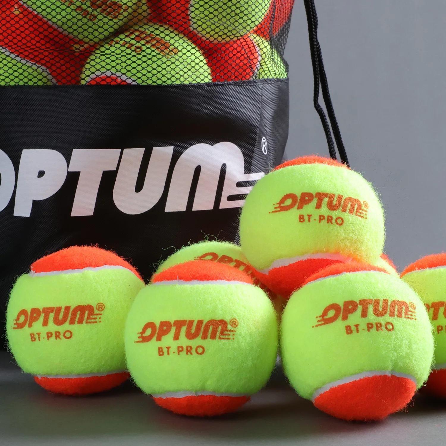 OPTUM BT-PRO Wool Beach Tennis Balls,50% Pressure Stage 2 Ball