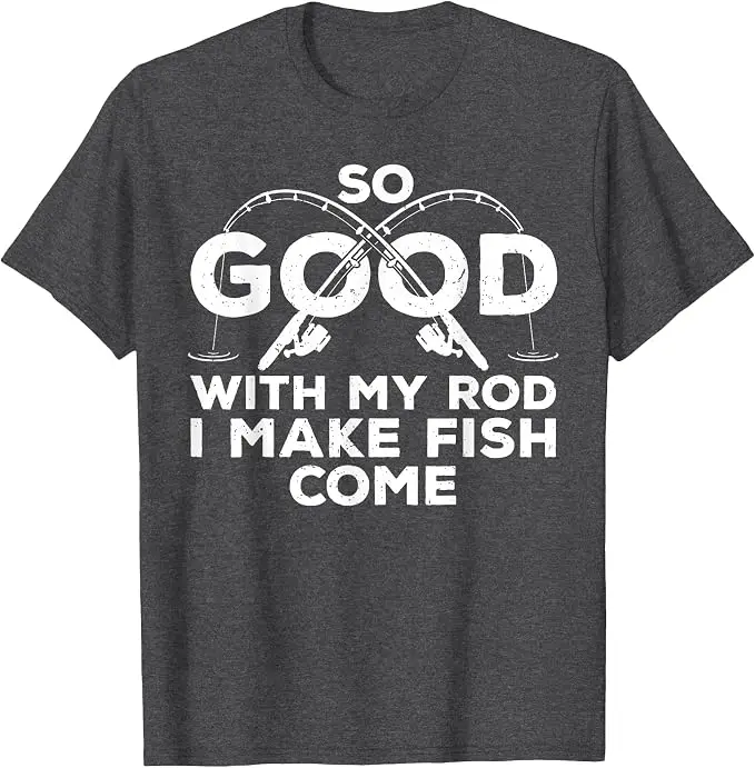 Lustiges Angler-Design für Männer und Frauen, Angler-Fisch-Angel-T-Shirt, Humorvolles, einzigartiges Angler-Geschenk, T-Shirt mit Angler-Sprüchen, Outdoor-Kleidung – Detail 9