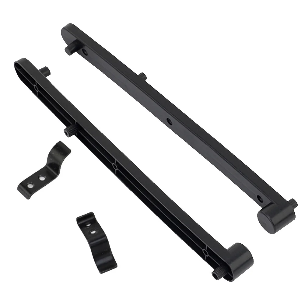 

1Set Cabinet Concealed Flip-Up Door Guide Track Hidden Door Slides Easy Install Quiet Sliding Bracket Rails for Cabinet Drawers