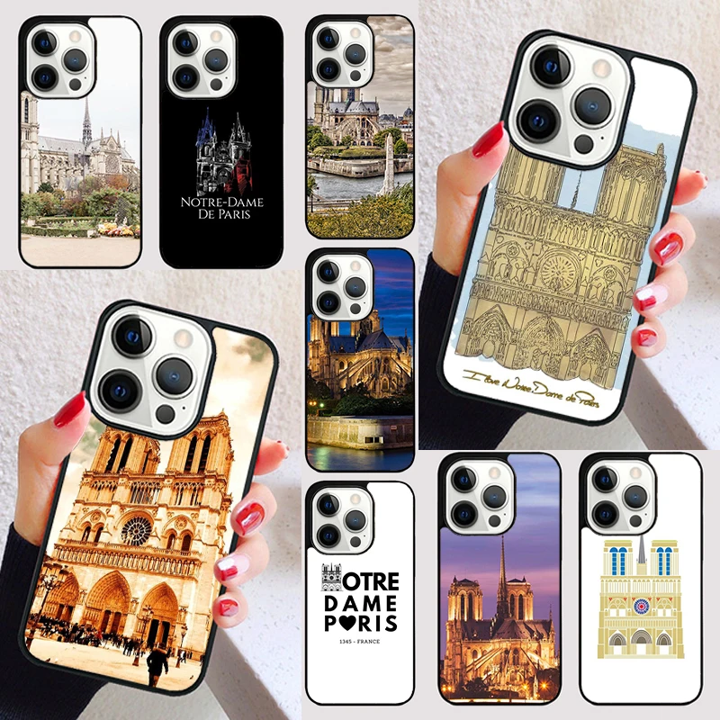 Notre Dame De Paris cover For iPhone 15 16 13 12 11 14 Pro Max Mini Max SE 2020 7 8 6S Plus Phone Case