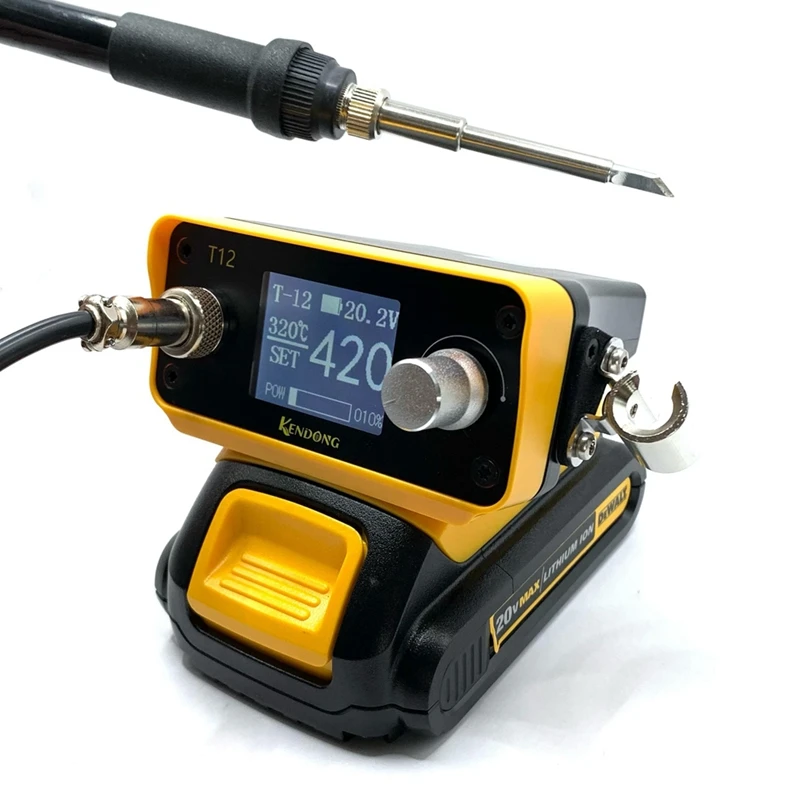 Cordless Soldering Iron Station For Dewalt 20V Max Li-Ion Battery DIY Electric Soldering Station For Repair Wire Welding