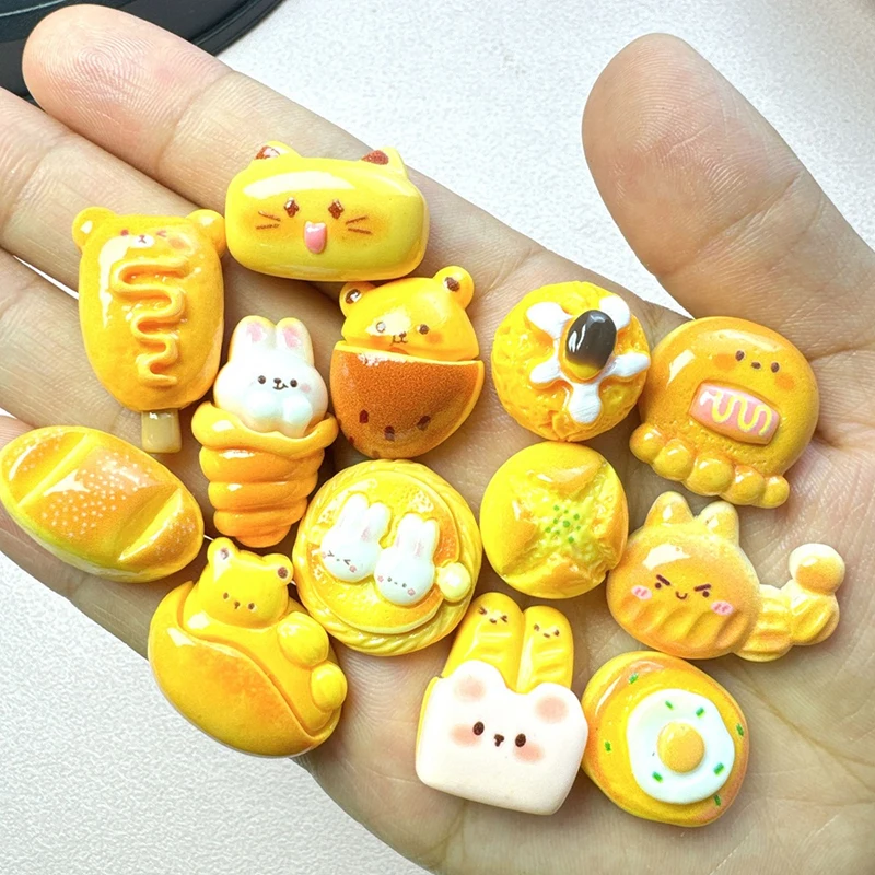 1PC ตุ๊กตาสัตว์อาหารและเล่นขนมปัง Miniature จําลองเด็กเล่นของเล่นอาหารตกแต่งบ้านของขวัญเครื่องประดับอุปกรณ์เสริม