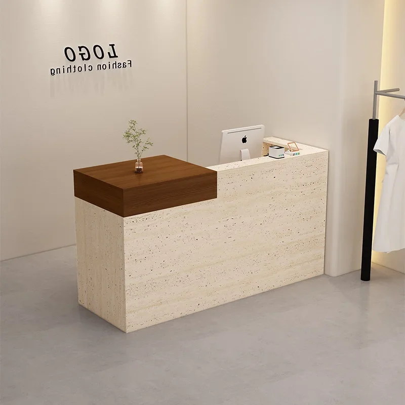 Beauty Simple Reception Desks Exquisite Glamour Trendy Luxury Reception Desks Nordic Classic Theke Empfang Commercial Furniture