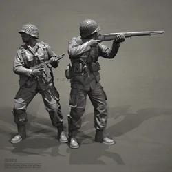 The height of man 50mm 75mm Resin Soldier model kits figure colorless and self-assembled （3D Printing ） TD-6414/3D