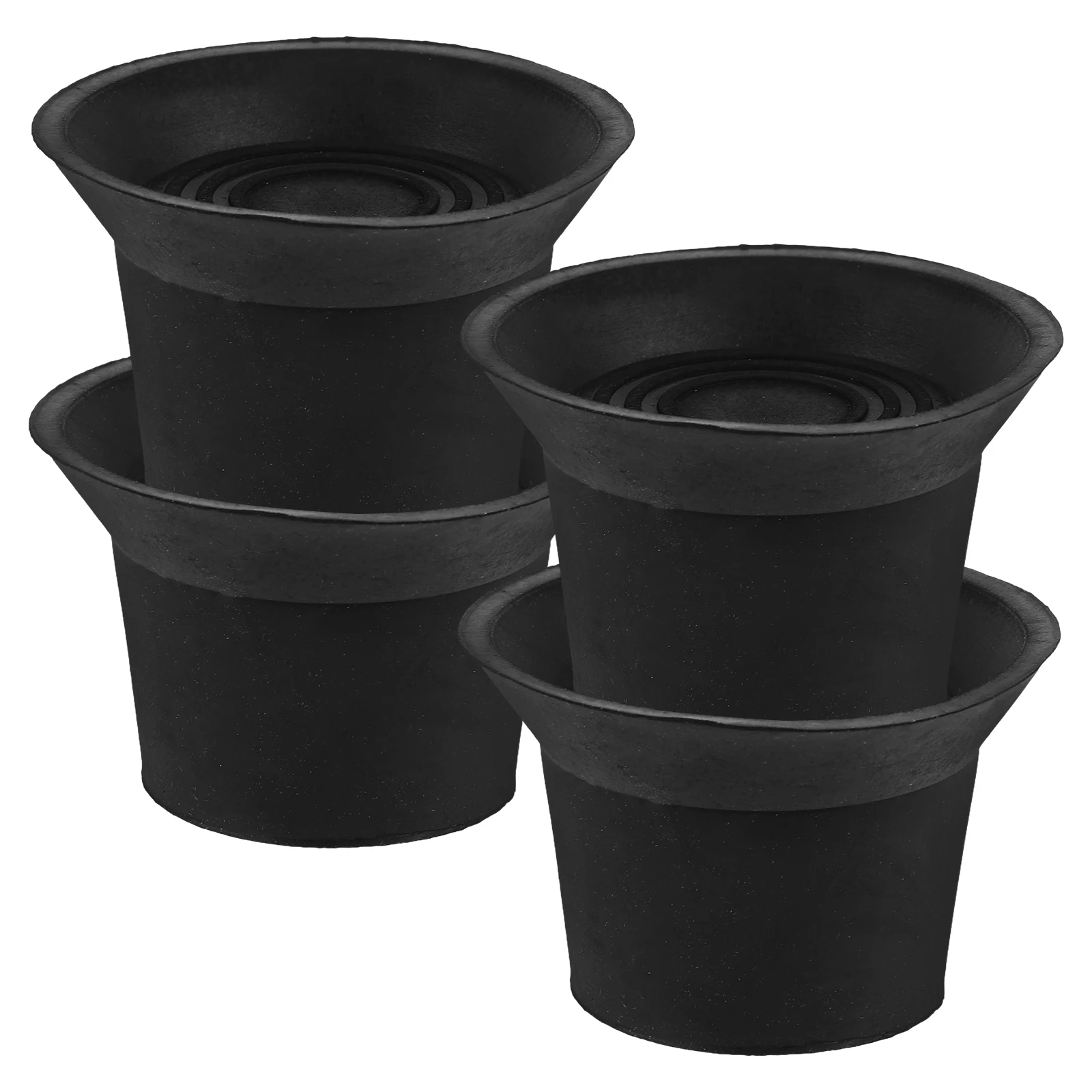 

4Pcs Trampoline Leg Cap Non-Slip Rubber Feet Round Tips for Chair Furniture Pole Covers Small Trampoline Replacement Parts