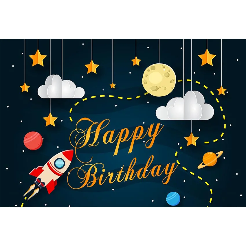 خلفية صور موقع قران للأطفال ، الكون ، الأرض ، رائد فضاء الفضاء ، حفلة عيد ميلاد الطفل ، فينيل لاستوديوهات الصور