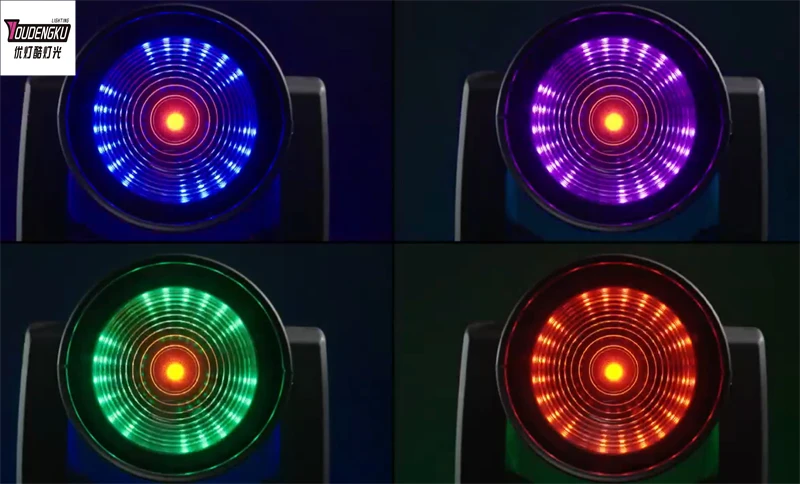 6 peças nova festa popular movendo a cabeça 150w led ponto movendo a cabeça feixe de luz