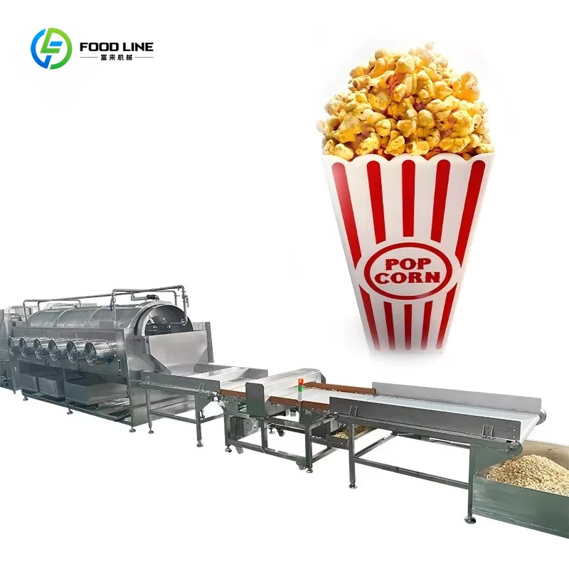 Customized Advanced Popcorn Manufacturing Line with Automatic Control