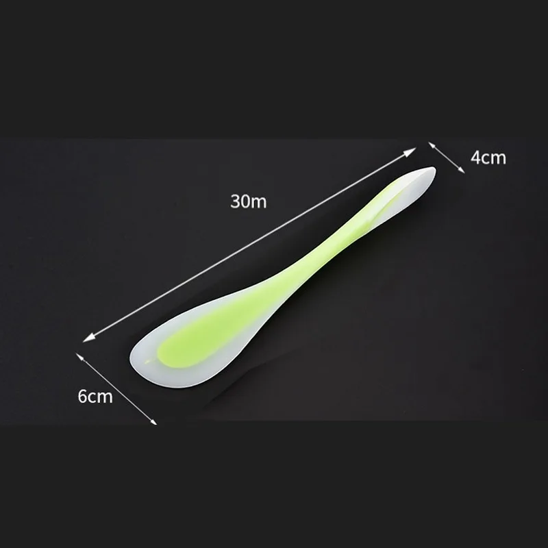 Silicone Scraper Dual-purpose Multi Function Scraper and Spoon One Piece Scraper Baking Tool