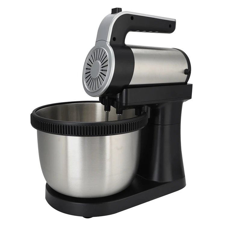 1000W Electric Eg Whisk 5 Speed 2 in 1 Hand Mixer Detachable Stainless Steel Mixing Bowl Stand Mixer