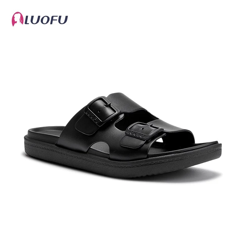 LUOFU Men\'s Sandals and Slippers Summer Fashion Versatile Adjustable Indoor and Outdoor Anti slip, Non odor Feet EVA Slippers