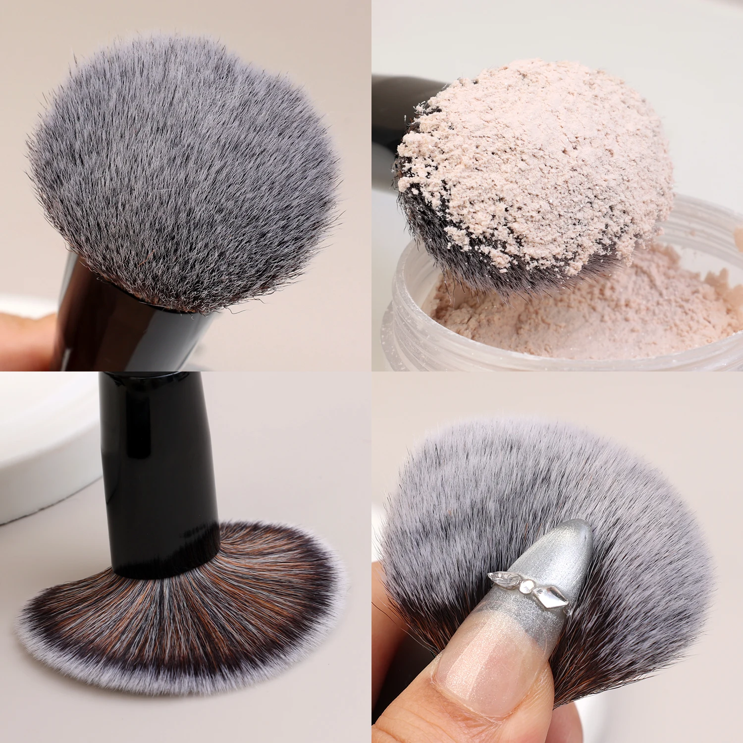 Professional Foundation Brush Sloped Broom Head Liquid Foundation Shadow Repairing Brushes Women Face Base Makeup Beauty Tools