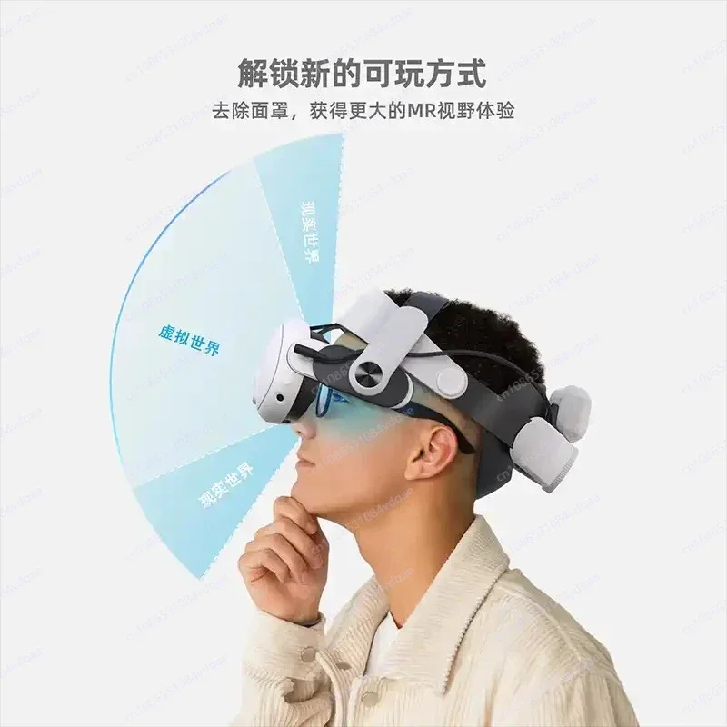 M3 Pro Works with The Meta Quest 3 VR Headset Battery Pack Headband