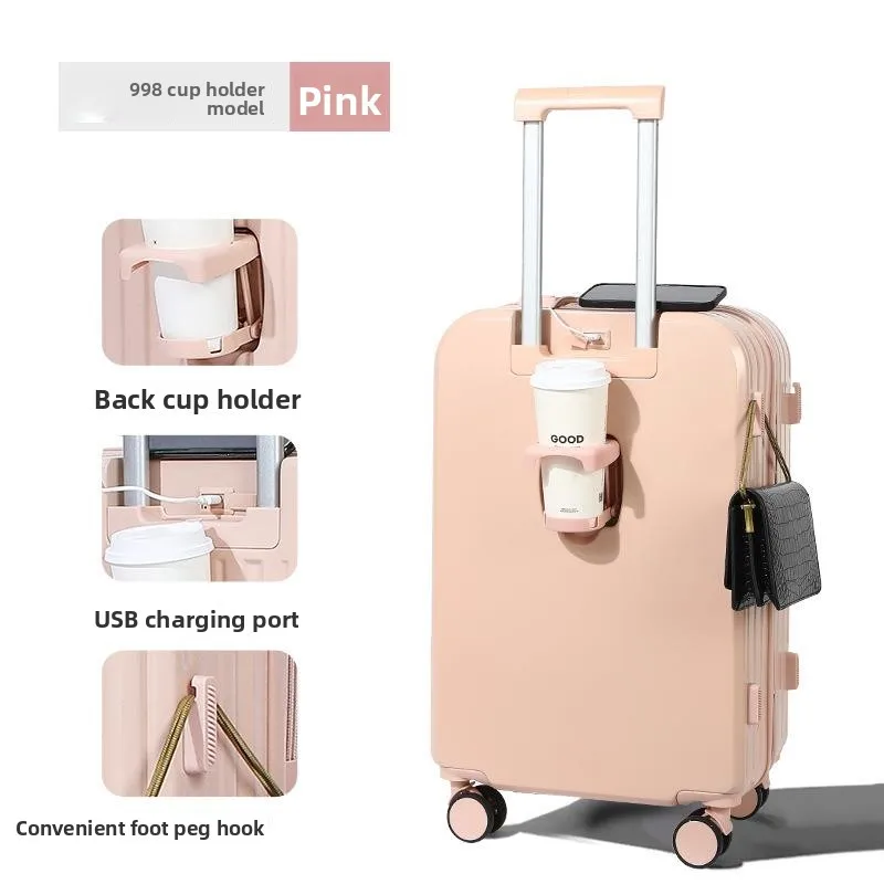 

Прочный чемодан для ручной клади с четырьмя поворотными колесами, износостойкая дорожная сумка Pullman, устойчивая к истиранию