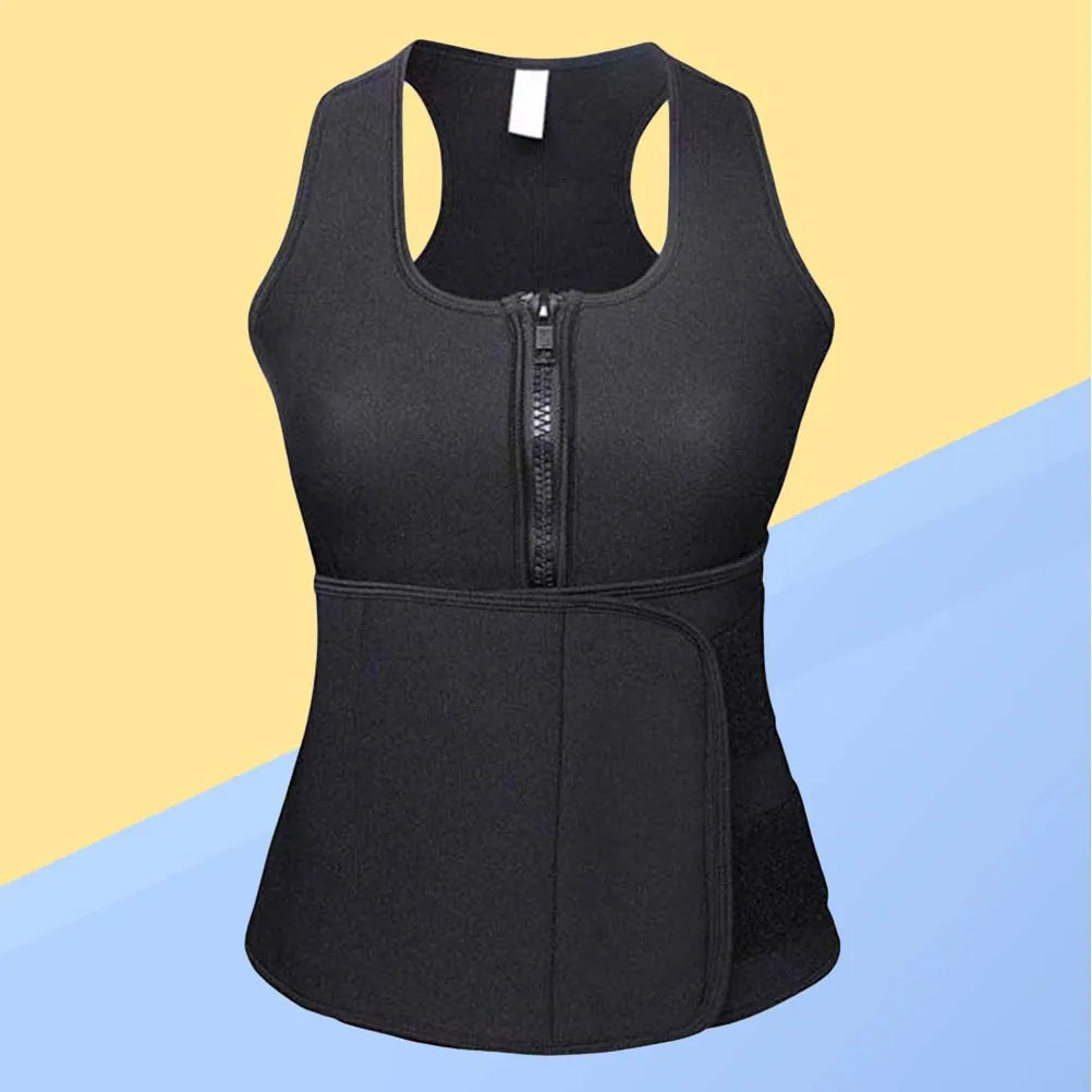 

Waist Trainer Vest Slimming Shapewear Corset Vest Tummy Flattening Back Fat Support Posture Improvement Gym Daily