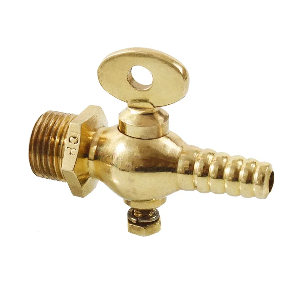 1/8" 1/4" 3/8" 1/2" 3/4" BSPP męski do 8mm 10mm 12mm końcówka węża mosiężny stały zawór przełączający Petcock Tap do paliwa łodzi