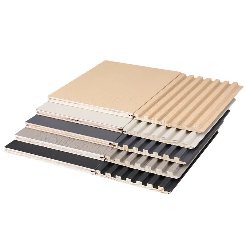 Solid wood wainscoting, hotel renovation project, anti-collision wood board integrated wall panel