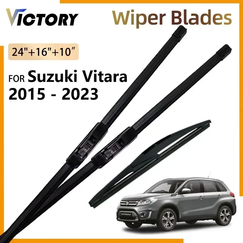 

Car Front Rear Wiper Blades for Suzuki Vitara LY MK4 Suzuki Escudo 2015-2023 2022 2020 2018 Windshield Windscreen Window Brush